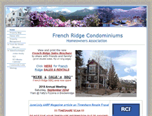 Tablet Screenshot of frenchridgehoa.com
